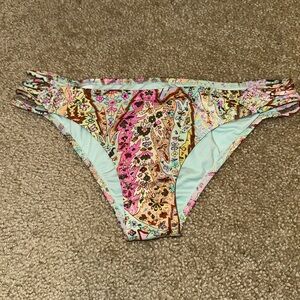 Victoria's Secret Multicolor Paisley Bikini Bottom